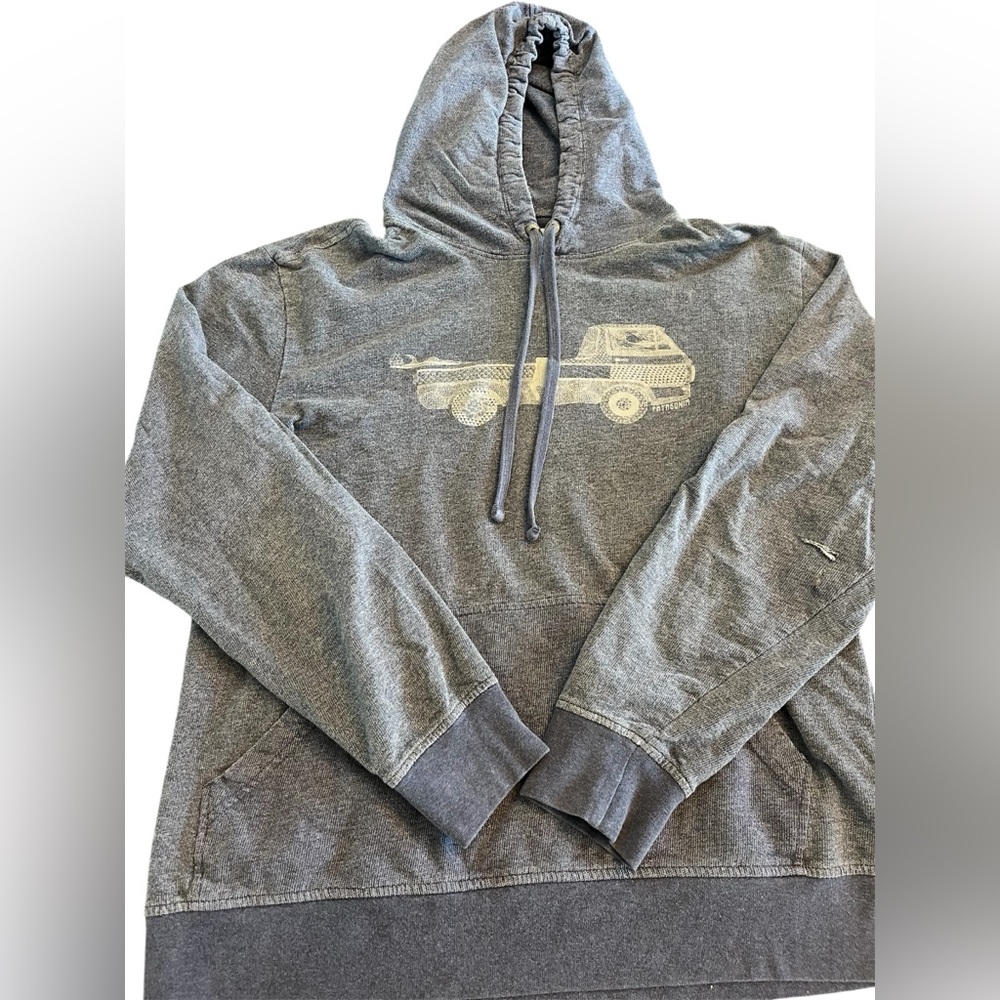 Patagonia Charcoal Blue Graphic Hoodie